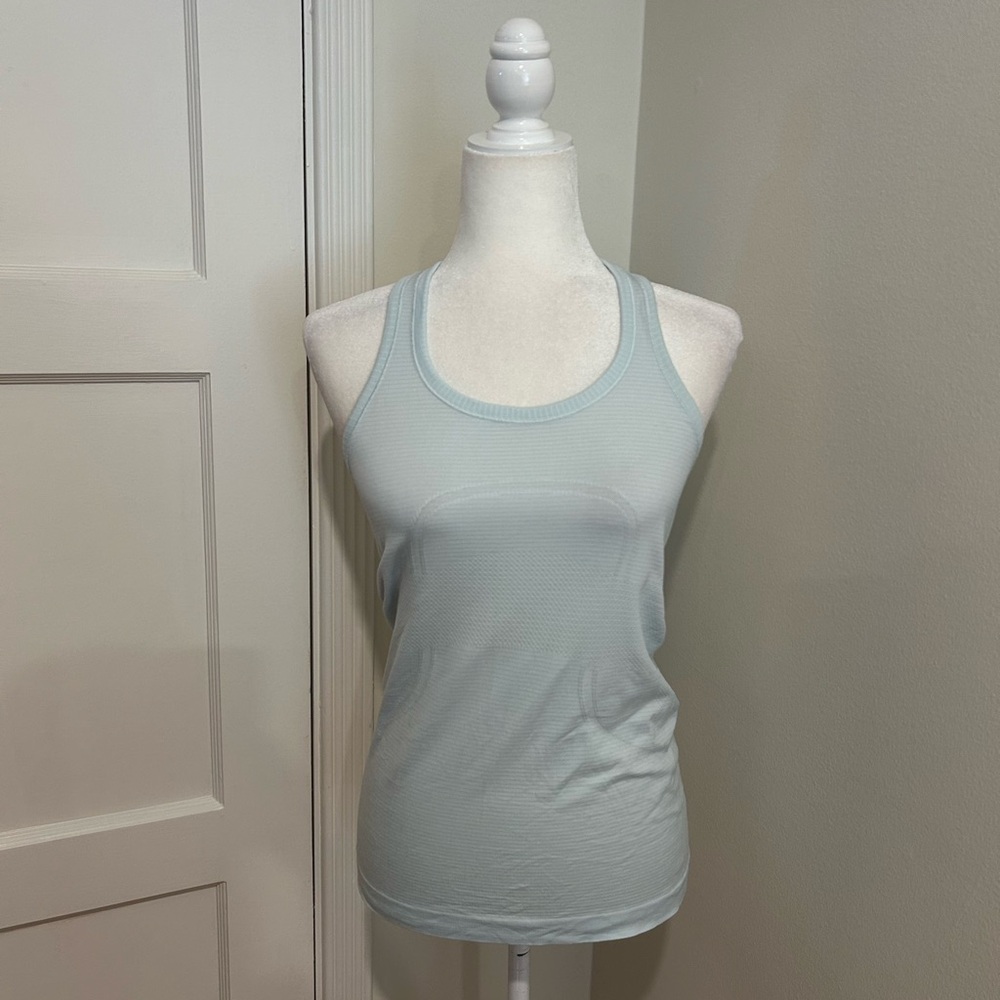 Lululemon light blue swiftly tech tank top